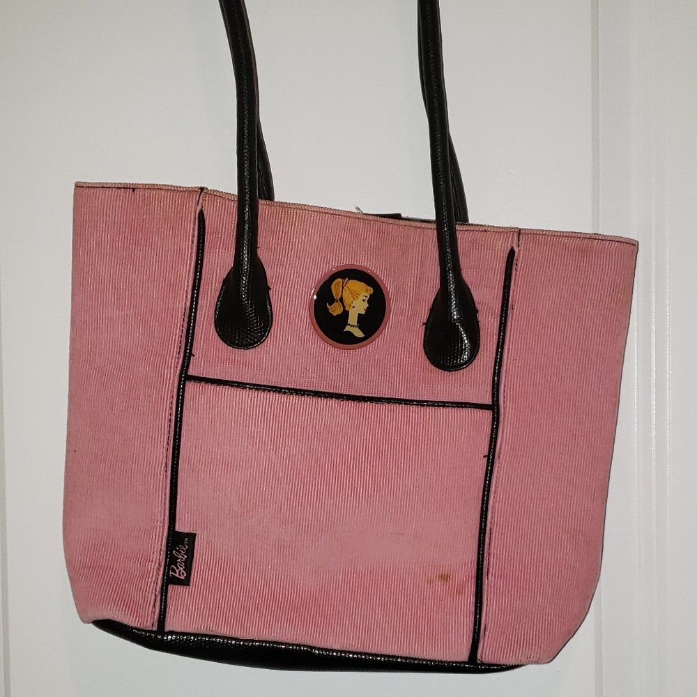 Pink Barbie Corduroy shoulder bag